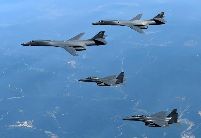 US B-1B bombers conduct exercise over Korean Peninsula | iNFOnews.ca