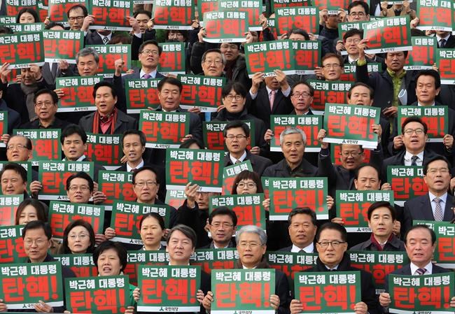 S. Korea enters crucial week with impeachment vote on Park | iNFOnews.ca S. Korea enters crucial week with impeachment vote on Park | iNFOnews.ca