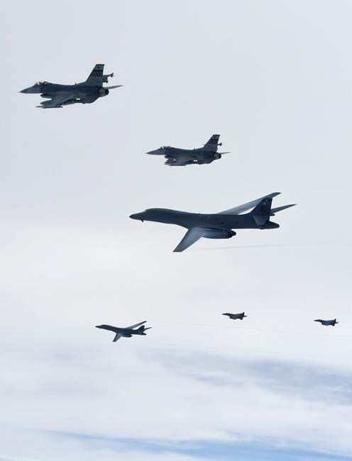 US bombers join jets from Japan, SKorea for training mission | iNFOnews.ca US bombers join jets from Japan, SKorea for training mission | iNFOnews.ca