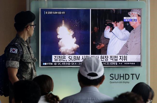 NKorea missile test adds to 'Military First' celebration | iNFOnews.ca