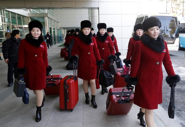 North Korea cheer squad arrives for Olympic games in South | iNFOnews.ca
