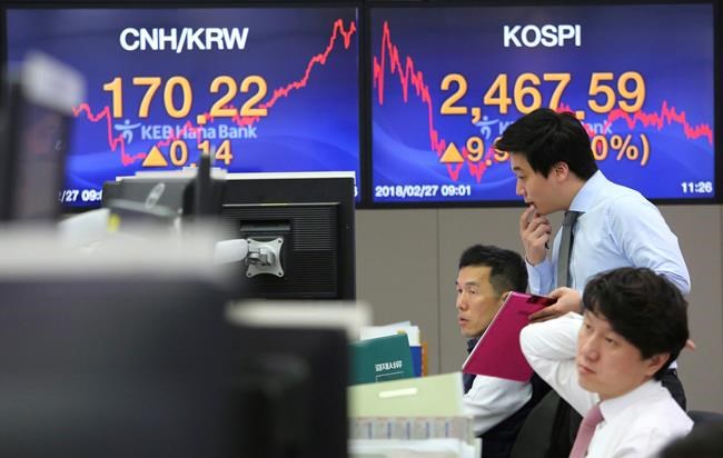 Asian markets mixed ahead of Fed chair testimony | iNFOnews.ca CP513651199