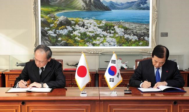 Intelligence-sharing pact between SKorea, Japan takes effect | iNFOnews.ca