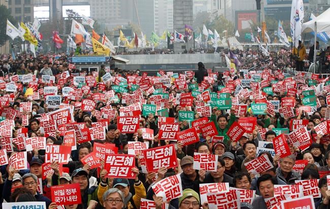 The Latest: SKoreans wind down rally calling on prez to quit | iNFOnews.ca