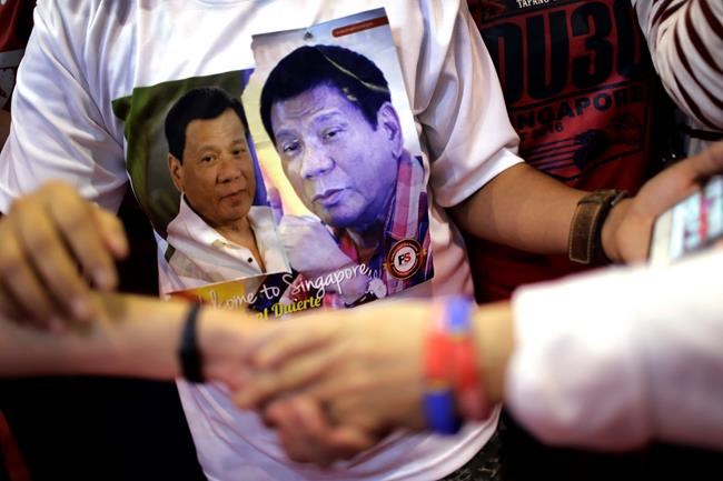 Duterte says he'll set aside sea feud ruling against China | iNFOnews.ca
