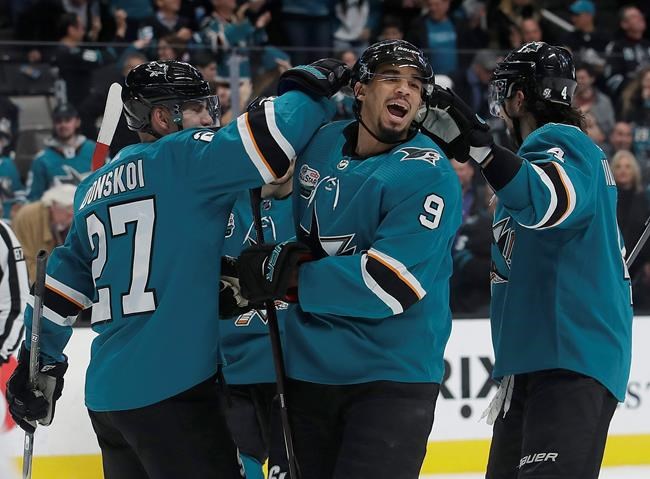 Kane, Donskoi each score 2 goals as Sharks top Oilers 7-2 | iNFOnews.ca Kane, Donskoi each score 2 goals as Sharks top Oilers 7-2 | iNFOnews.ca