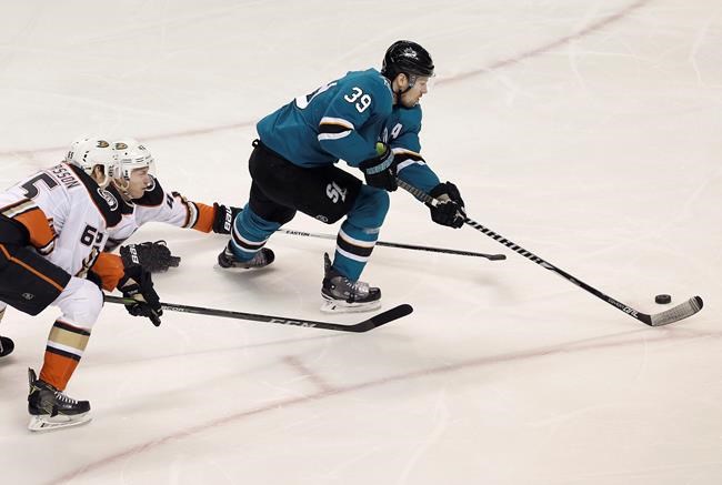Hertl, Jones help Sharks finish sweep of Ducks with 2-1 win | iNFOnews.ca Hertl, Jones help Sharks finish sweep of Ducks with 2-1 win | iNFOnews.ca