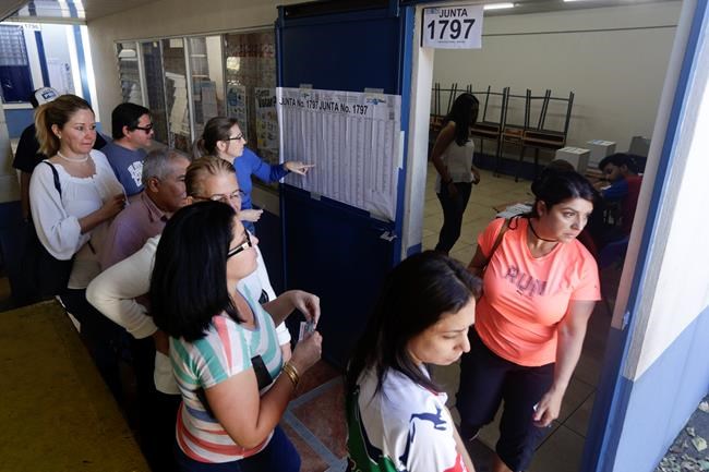The Latest: No. 3 candidate concedes in Costa Rica election | iNFOnews.ca