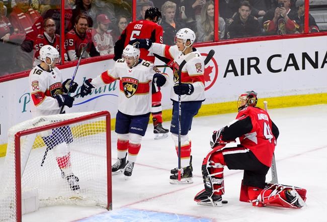 McCann has goal, two assists to lead Panthers to 7-2 victory over Senators | iNFOnews.ca