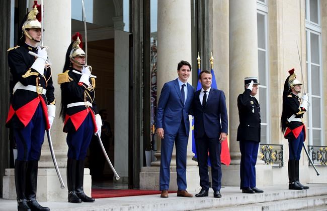 'It's not about popularity': Trudeau, Macron meet in Paris amid lagging polls | iNFOnews.ca