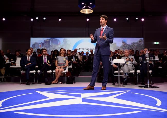 With Trump looming at NATO summit, Trudeau unveils new training mission in Iraq | iNFOnews.ca CP527738869
