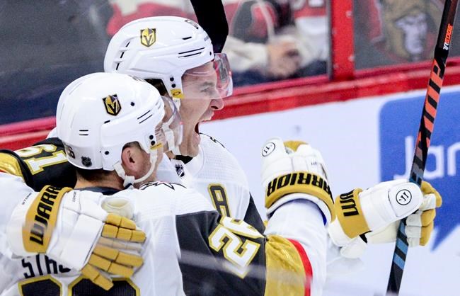 Stone has goal and assist in return to Ottawa as Golden Knights double up Senators 4-2 | iNFOnews.ca Stone has goal and assist in return to Ottawa as Golden Knights double up Senators 4-2 | iNFOnews.ca