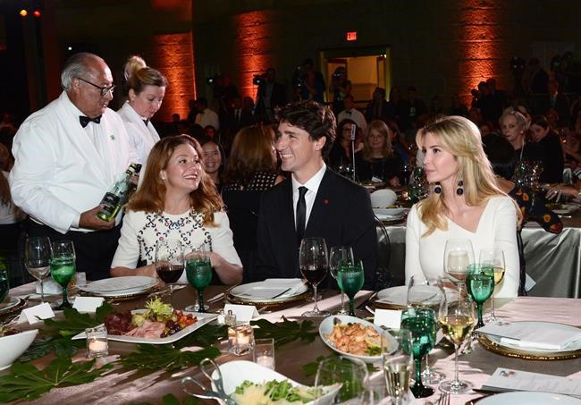 PM talks Donald Trump at Washington gala as first daughter Ivanka looks on | iNFOnews.ca