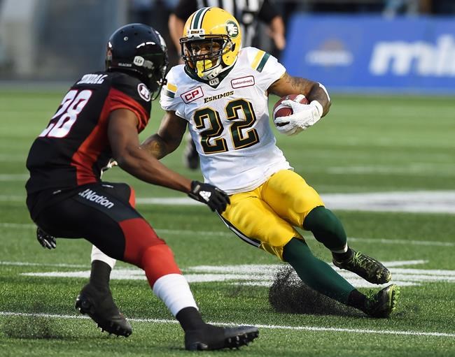 Mike Reilly keeps Eskimos undefeated with 27-20 win over Redblacks | iNFOnews.ca CP51264988