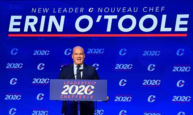 'Good morning. I'm Erin O'Toole': new Tory leader wins after hours-long delay | iNFOnews.ca