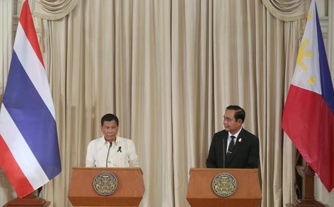Philippines' Duterte wraps up SE Asia tour in Thailand | iNFOnews.ca