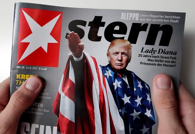 German magazine slammed for Trump "Nazi salute" cover | iNFOnews.ca