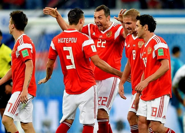 Russia on brink of last 16 at World Cup, beats Egypt 3-1 | iNFOnews.ca Russia on brink of last 16 at World Cup, beats Egypt 3-1 | iNFOnews.ca