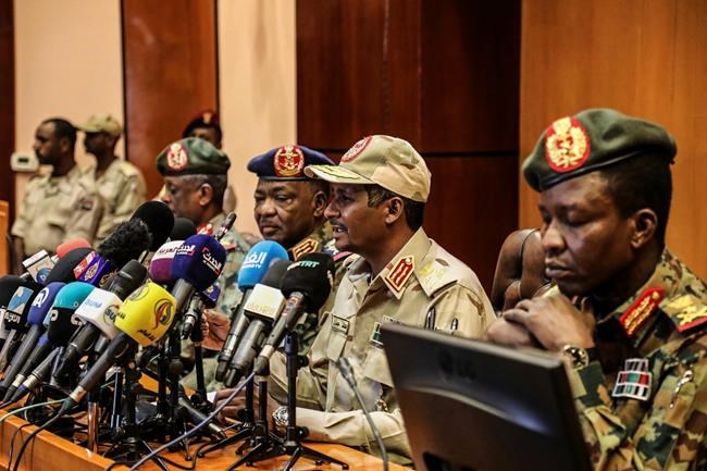 Sudan's military rulers to protesters: No more 'chaos' | iNFOnews.ca