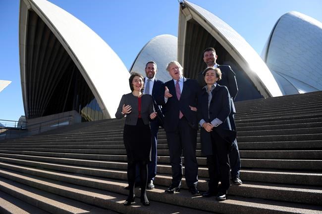 UK's Boris Johnson tours Sydney Opera House before meetings | iNFOnews.ca