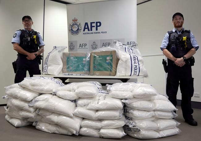 Australian police seize chemicals to make 1 ton of meth | iNFOnews.ca Australian police seize chemicals to make 1 ton of meth | iNFOnews.ca