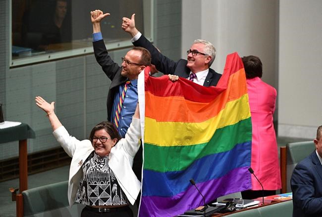 Gay marriage becomes law in Australia; weddings start in Jan | iNFOnews.ca Gay marriage becomes law in Australia; weddings start in Jan | iNFOnews.ca