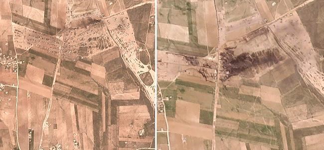 Aerials show huge blaze after oil facility strike in Syria | iNFOnews.ca
