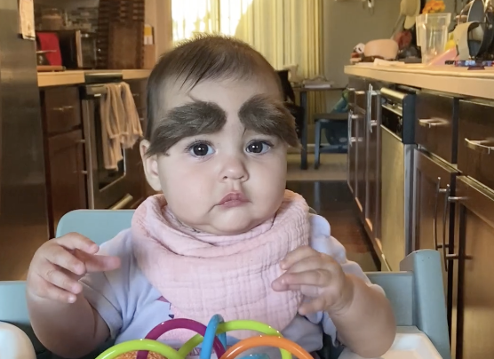 TRENDING NOW: Baby's brows are a little bushy | iNFOnews.ca