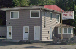 The Mount Hope Motel in Hope, BC.