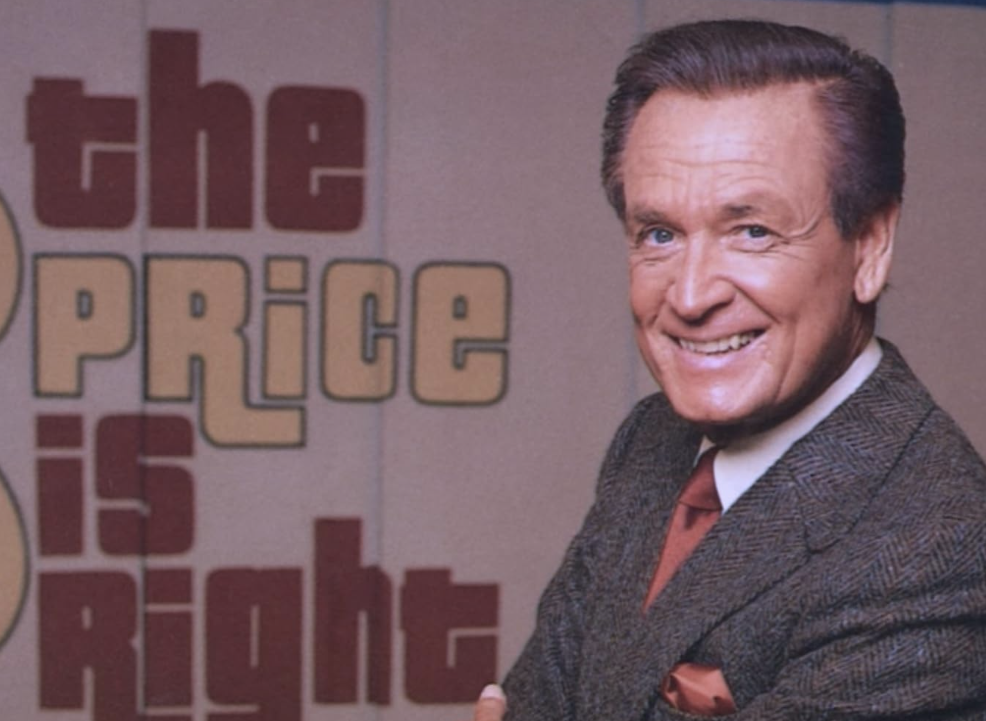 Bob Barker poses for a promotional photo for The Price is Right.
