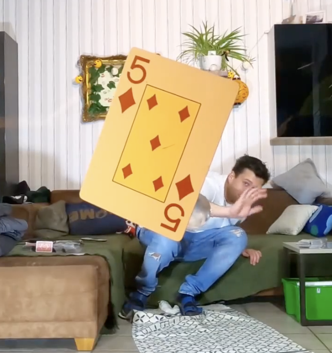 TRENDING NOW: Be amazed with this guy's card throwing skills | iNFOnews.ca