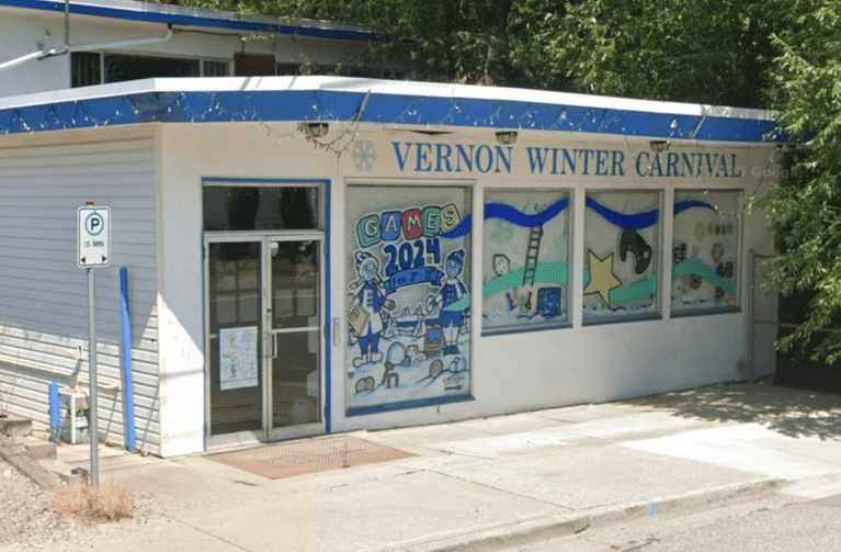 The Vernon Winter Carnival office.