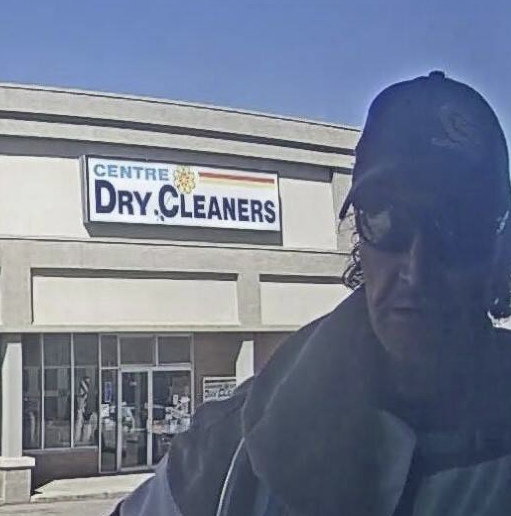 A photo of a suspect in a Vernon robbery.