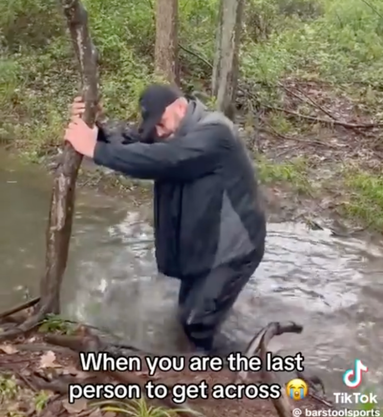 TRENDING NOW: Man goes for dip in creek | iNFOnews.ca