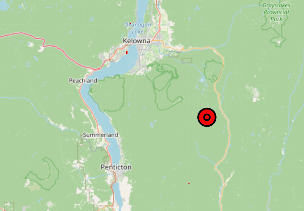 Wildfire burning out of control east of Kelowna | iNFOnews.ca