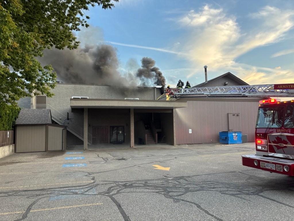 Crews mopping up after major fire at Vernon church | iNFOnews.ca Crews mopping up after major fire at Vernon church | iNFOnews.ca
