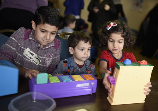 Play groups for Syrian kids provide a break from the wait for new homes | iNFOnews.ca CP36714612