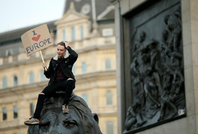 The Latest: Protesters in London demand halt to Brexit | iNFOnews.ca