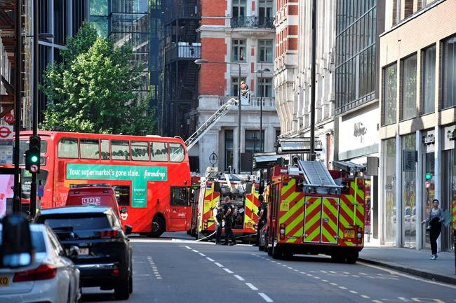 Firefighters search 116-year-old London hotel amid blaze | iNFOnews.ca