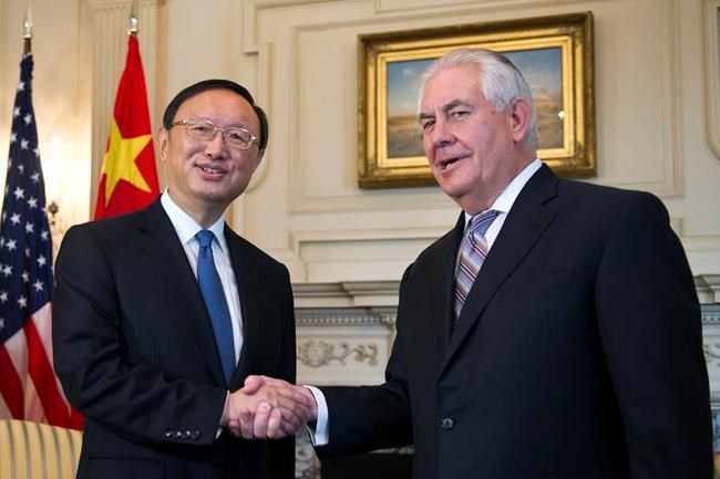 China says senior foreign policy adviser to meet Tillerson | iNFOnews.ca China says senior foreign policy adviser to meet Tillerson | iNFOnews.ca