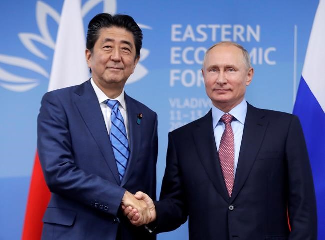 Abe says will talk more on peace treaty, islands with Putin | iNFOnews.ca