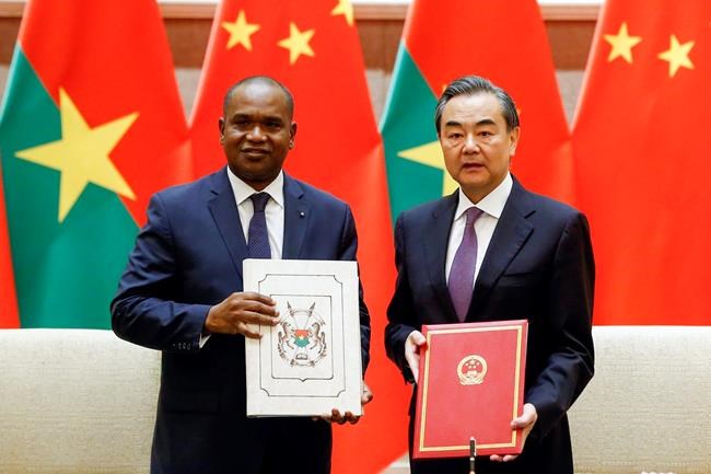 Burkina Faso resumes ties with China after Taiwan break | iNFOnews.ca