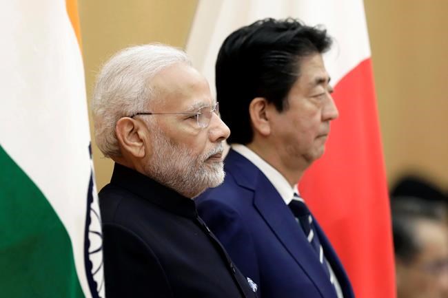 Japan, India leaders agree to step up defence, economic ties | iNFOnews.ca Japan, India leaders agree to step up defence, economic ties | iNFOnews.ca