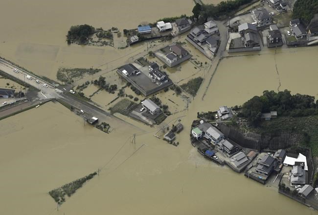 Typhoon causes serious flooding in southern Japan | iNFOnews.ca