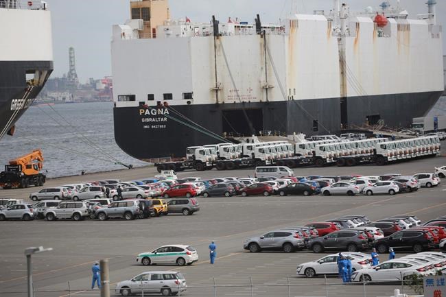 Japan exports slip despite uptick in trade with China | iNFOnews.ca CP191878924