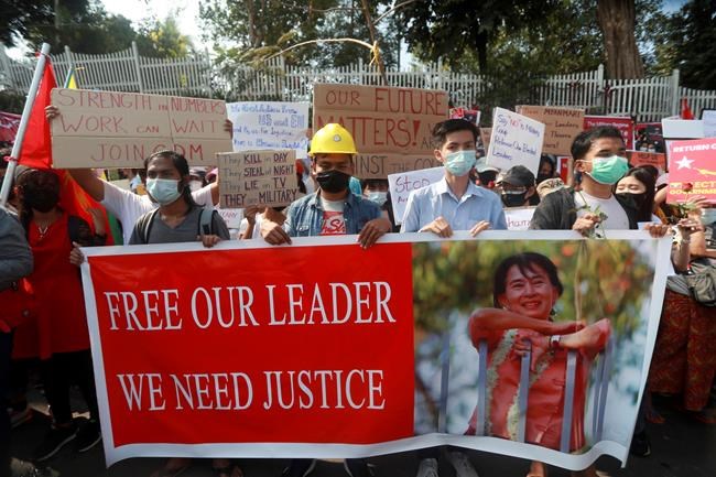 Myanmar protests in 2nd week, with neither side backing down | iNFOnews.ca CP743994941