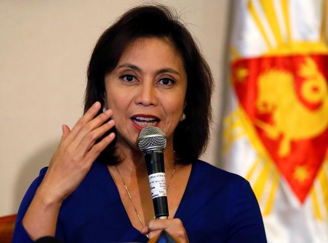 Philippine VP blasts Duterte's drug crackdown, cites abuses | iNFOnews.ca CP396642107