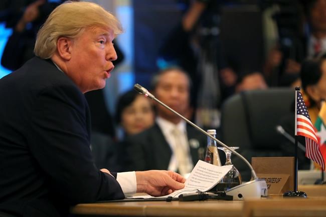 Trump holding up on long Asia trip - and wants you to know | iNFOnews.ca