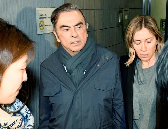 Wife of ex-Nissan chair says she 'felt in danger' in Japan | iNFOnews.ca