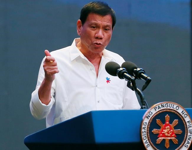 Duterte acknowledges he can't concede sea claims to China | iNFOnews.ca